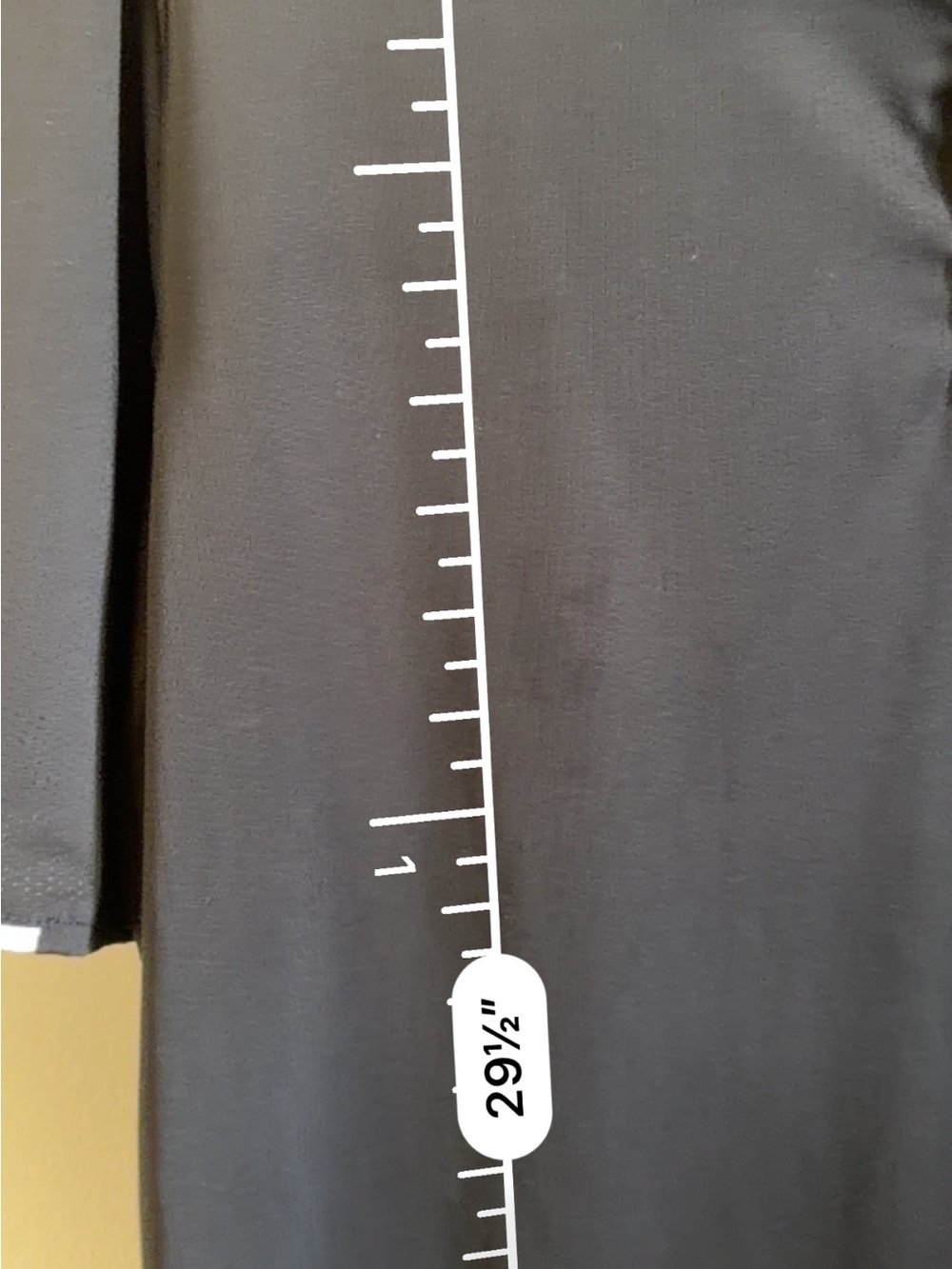 adidas Black Polo with Gray Collar and Trim - Picture 5 of 7